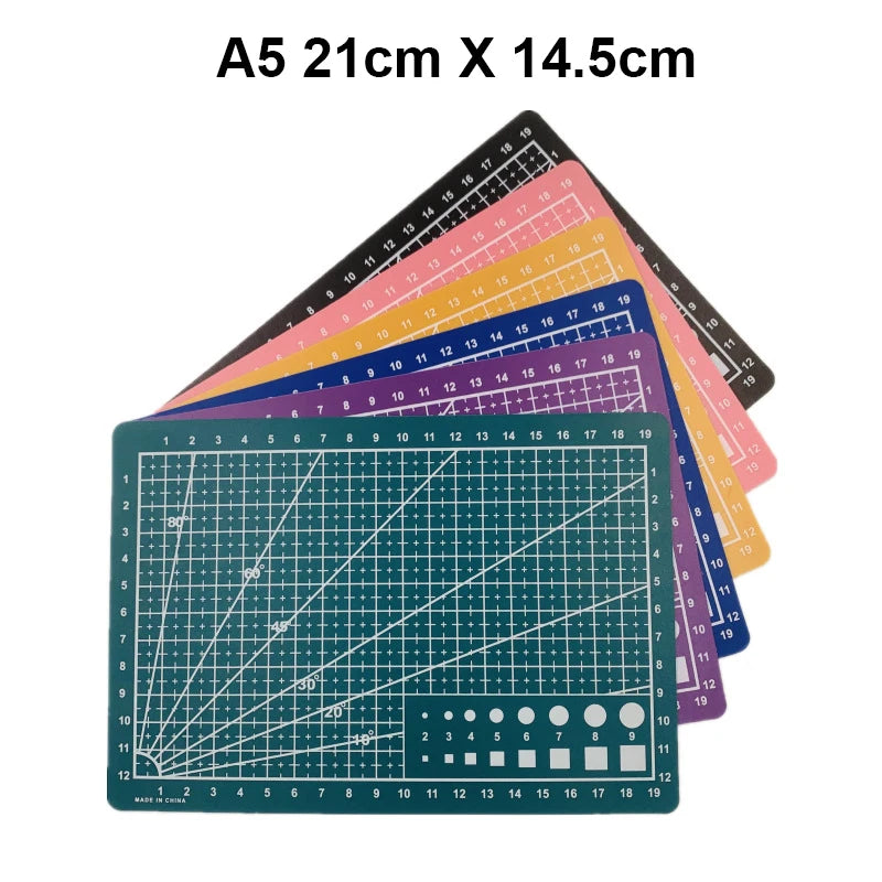 A3/A4/A5 Double Side Craft Cutting Mat Cutting Board Sewing Pad Artist Carving Tools Handmade Crafts DIY Props 5 Colors 45×30cm