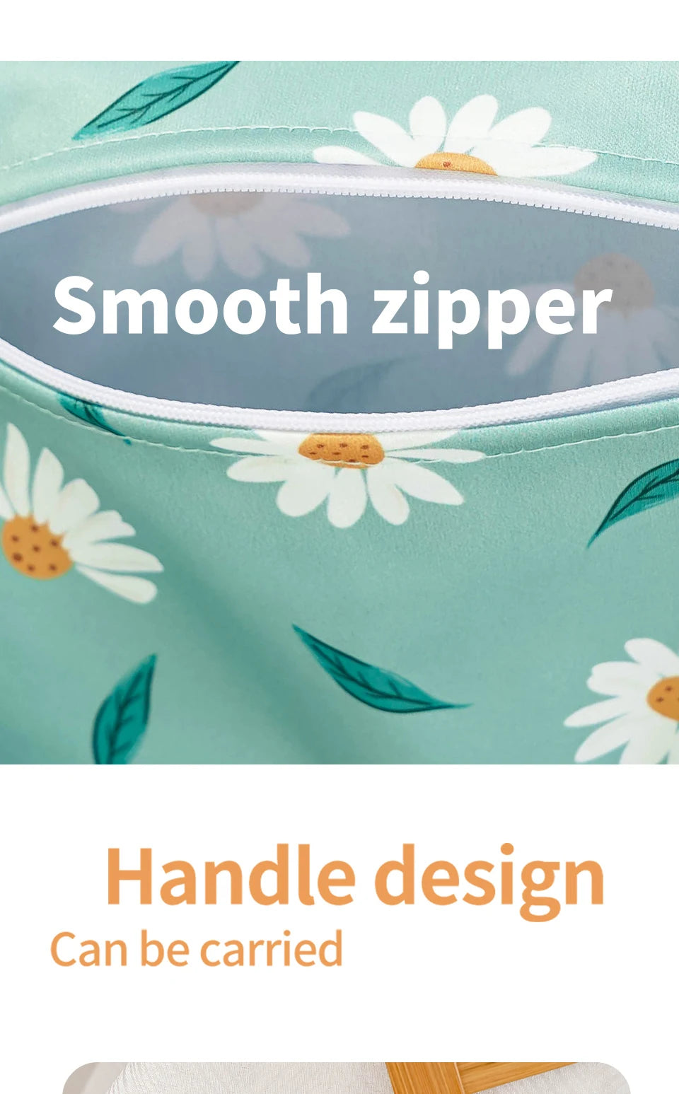 Elinfant 3PCS Portable Wet Dry Bag For Swimsuits,Waterproof Diaper Bags For Cloth Diapers,Washable Reusable Storage Bag