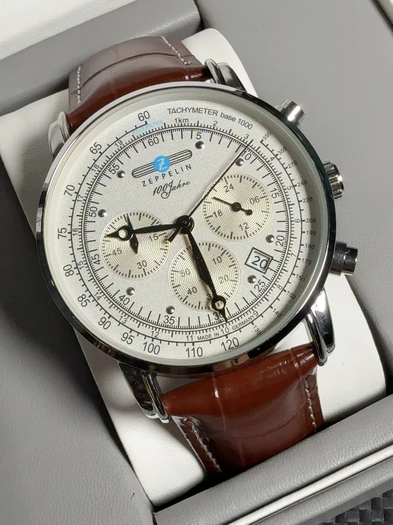 Zeppelin Airship Automatic Mens Watch Retro Business Commemorative Gift Fashion Leisure Timepiece Case New Watch