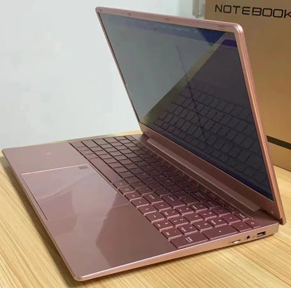 Woman Laptop Windows 10 Office Education Gaming Notebook Pink 15.6“11th Intel Celeron N5095 16G RAM 1T Dual WiFi Herbew Keyboard