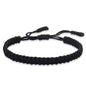 Handmade Braid String Bracelets Red Black Buddhist Tibetan Woven Rope Good Luck Amulet Bracelet for Women Girls Jewelry ﻿Gifts