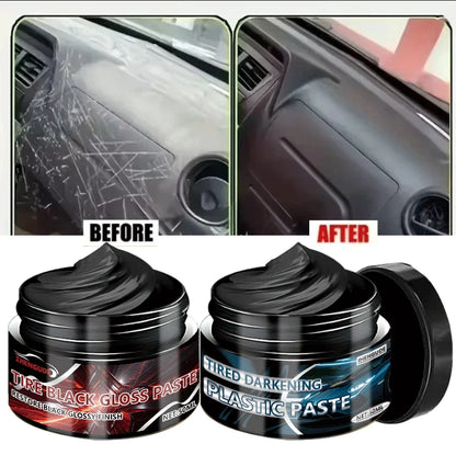 Car Interior Scratch Repair Cream Interior & Exterior Plastic Polishing Wax Black Interior And Dashboard Plastic Surface Repair