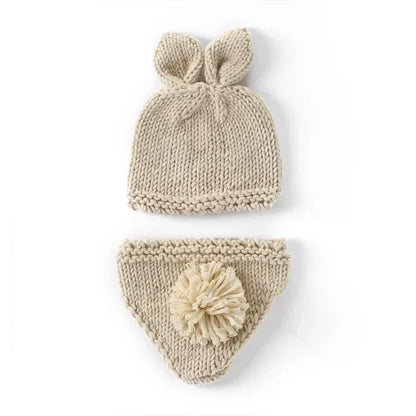 Newborn Photography Props New Born Baby Crochet Knit Costume Accessories Infant Photo Shoot Clothes Newborn Shooting
