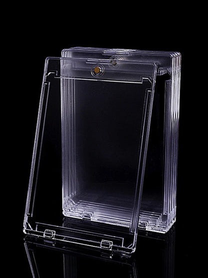1/5/10PCS Clear Card Holder Magnetic Attraction Type Gaming Sports Trading Card Display Case Kpop Idol Photo Protective Sleeves