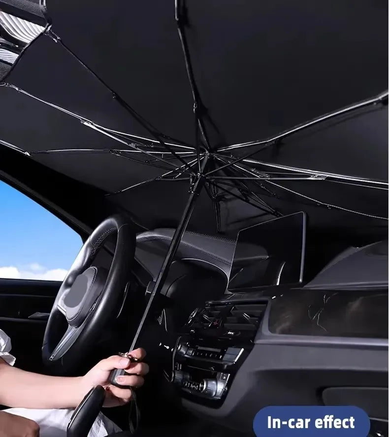 Car Front Windshield Sunshade Umbrella Summer Sun Protection Sunshade Blocking Car Interior Cooling Supplies