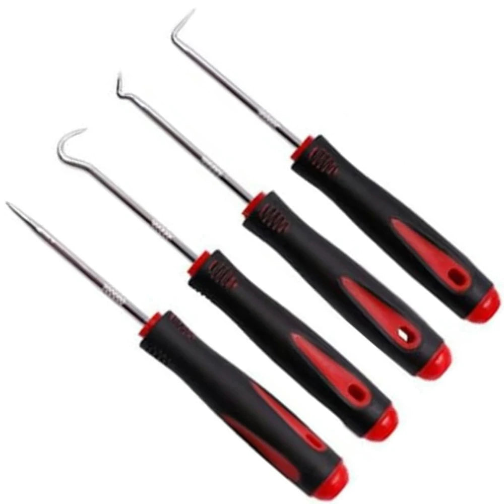 Car Auto Vehicle Oil Seal Screwdrivers Set O-Ring Seal Gasket Puller Remover Pick Hooks Tools Sealing Repair Tools 16cm 4Pcs