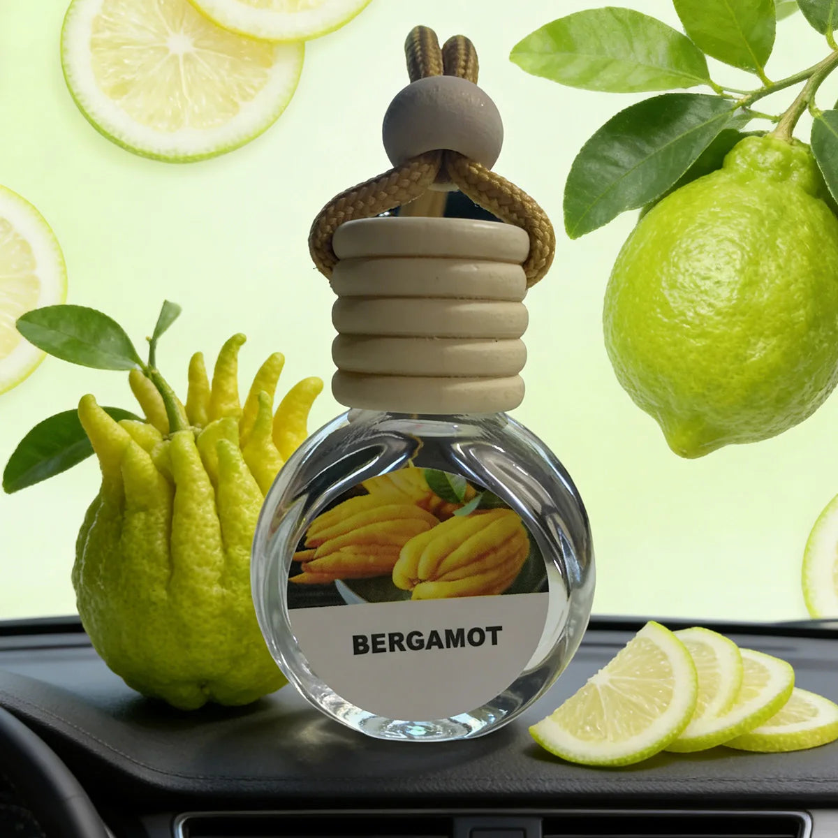 Car air freshener essential oil, provides a long-lasting fragrance to your car, one bottle lasts for 180 days