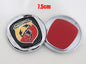 1pcs 3D 9.7cm 8.5cm 7.5cm ABS Car Front Logo Front Grill Rear Bumper Tail Door Trunk Emblem Sticker Styling Accessories For FIAT