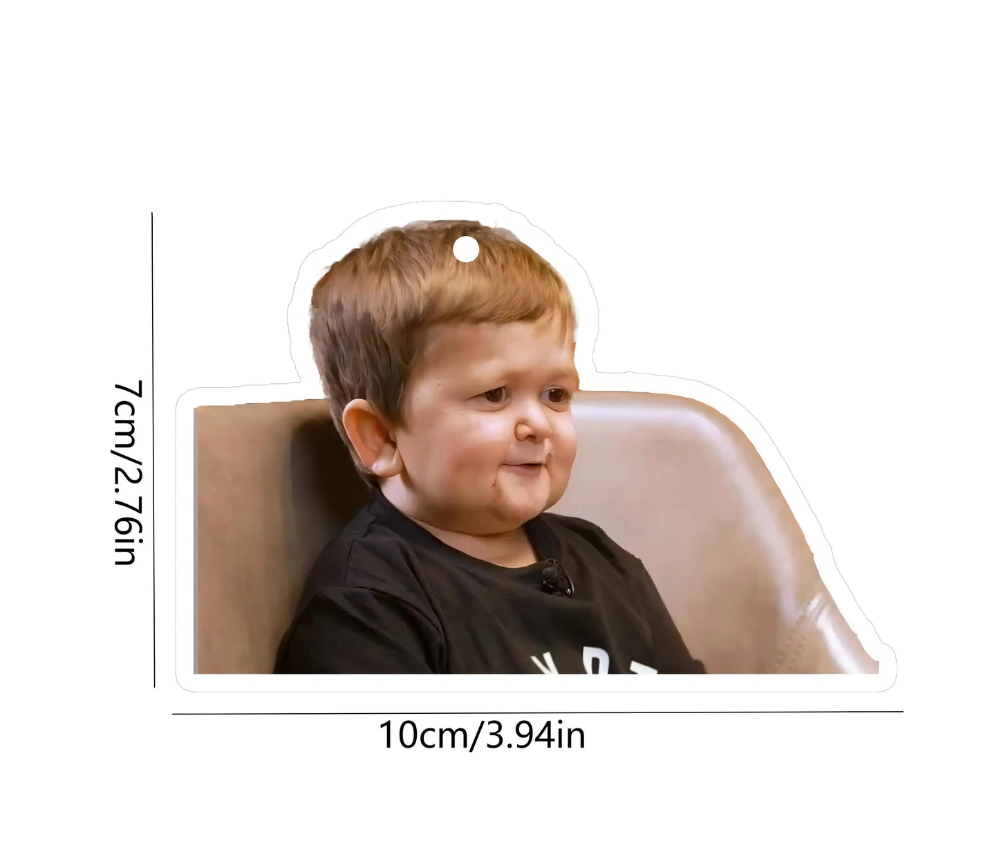 1pc Russian Boy Hasbulla Fun Car Aromatherapy Perfume Air Freshener Mirror Interior Accessories Pendant