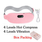 Women Menstrual Heating Pads Effective Hot Compress Period Relief Belt Rechargeable Heated Waist Massager Gifts for Female
