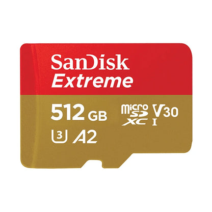 Sandisk Micro SD Card Extreme A2 A1 V30 SDXC Flash 32GB 64GB 128GB 256GB 512GB 1TB MicroSD Card 190MB/s TF Card for Phone Tablet