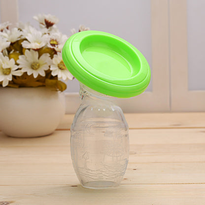 Baby Feeding Manual Breast Pump Partner Breast Collector Automatic Correction Breast Milk Silicone Pumps Maternity Products