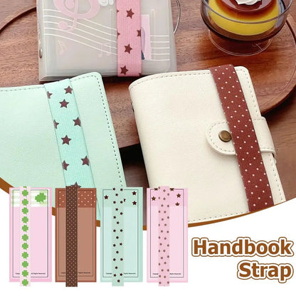 Kawaii Star Elastic Band for Planner Notebook INS Style Journal Closure Strap Cute Scrapbooking Stationery Accessories