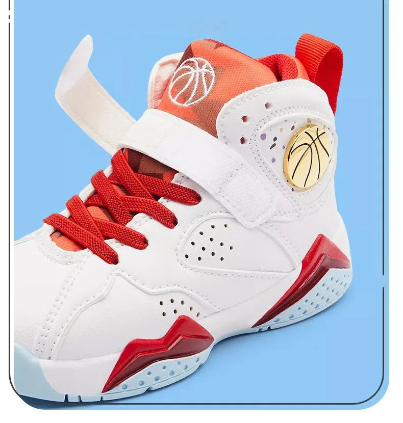 2025 Children's Basketball Shoes for Boys Non-slip Breathable Comfortable Sport Shoes Boys Outdoor Training Basketball Sneakers