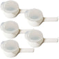 5PCS Sealer Clip With Pour Spouts Food Storage Bag Sealing Clips Plastic Cap Snack Candy Storage Fresh Clamp Kitchen Organizer