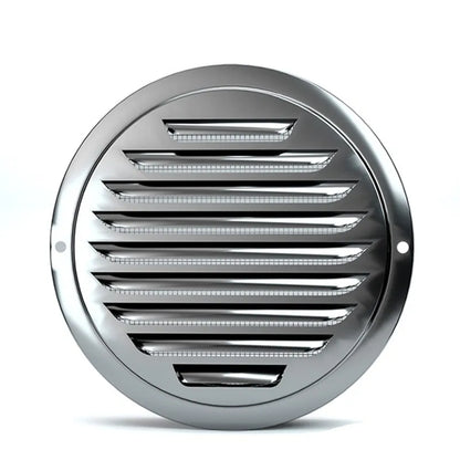 Stainless Steel Exterior Wall Air Outlet Grille Round Duct Cap Air Ventilation Cover Hole Plug 70-200mm Wall Ventilation System
