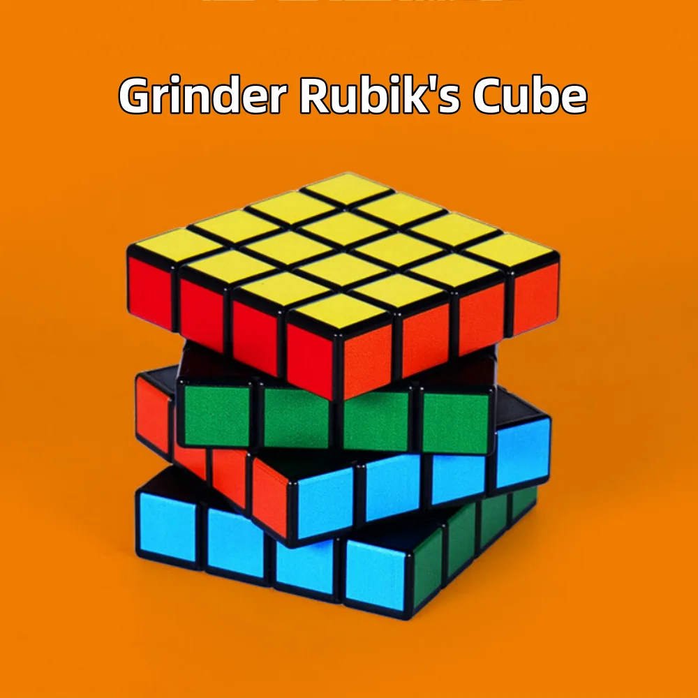 Magnet Magic Cube Four Layers Grinder Multifunctional 1.8Inch Magic Cube Grinder Cigarette Shredder Spice Crusher