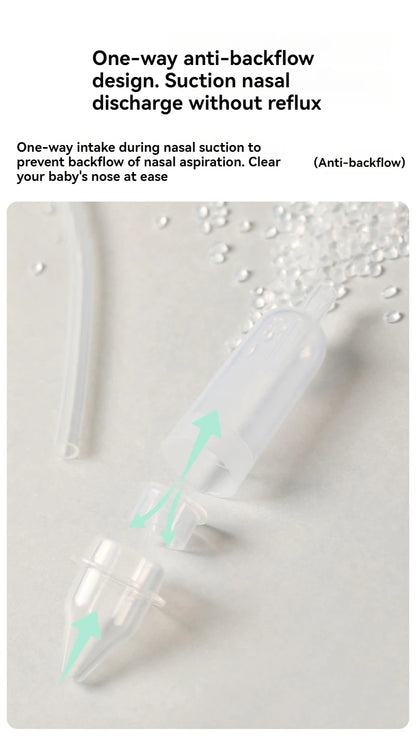Baby Nasal Aspirator Powerful Hand Pump Safe Comfortable Nose Cleaner For Newborns Toddlers Kids Congestion Relief Mucus Remover