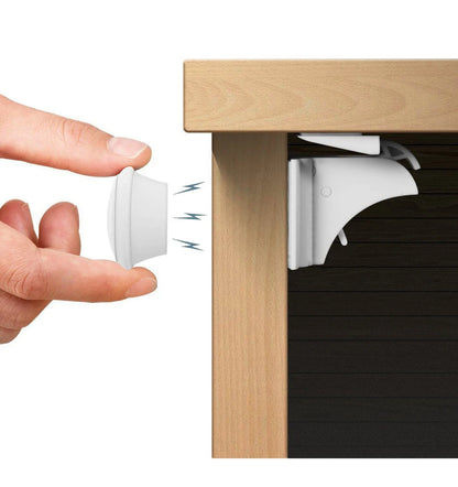 No Drills, No Tools Required - Our Magnetic Child Safety Locks are Easy to Install and Perfect for Cabinets and Drawers