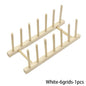 Kitchen Storage Organization Multi Functional Storage Rack Tableware Drainboard Woodiness Dish Drying Rack Kitchens Accessories