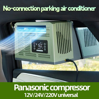 Portable Parking Air Conditioner Small Portable Car Energy Saving Air Conditioner Ductless: Hassle -Free for Car Window Mounting