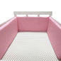 Nordic Stars Baby Bed Thicken Bumpers Zipper Design One-piece Crib Around Cushion Cot Protector Pillows 200*30 CM