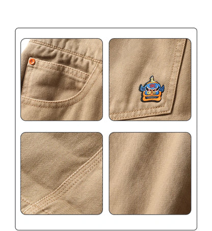 Japanese Streetwear High Quality Cargo Pants For Men Clothing Harajuku Casual Straight-Leg Trousers Korean Fashion Baggy Pants
