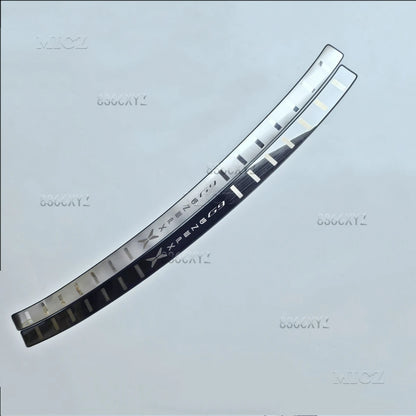 Car styling Rear Bumper Protector Sill Trunk Rear guard Tread Plate Trim For XPENG G9 2022 2023