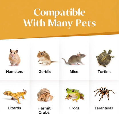 MIRAVEXL Shell-Free High-Protein No-Hatch Shrimp-Based Diet for Reptiles & Fry, Feed for Lizards, Turtles & Amphibian Pets