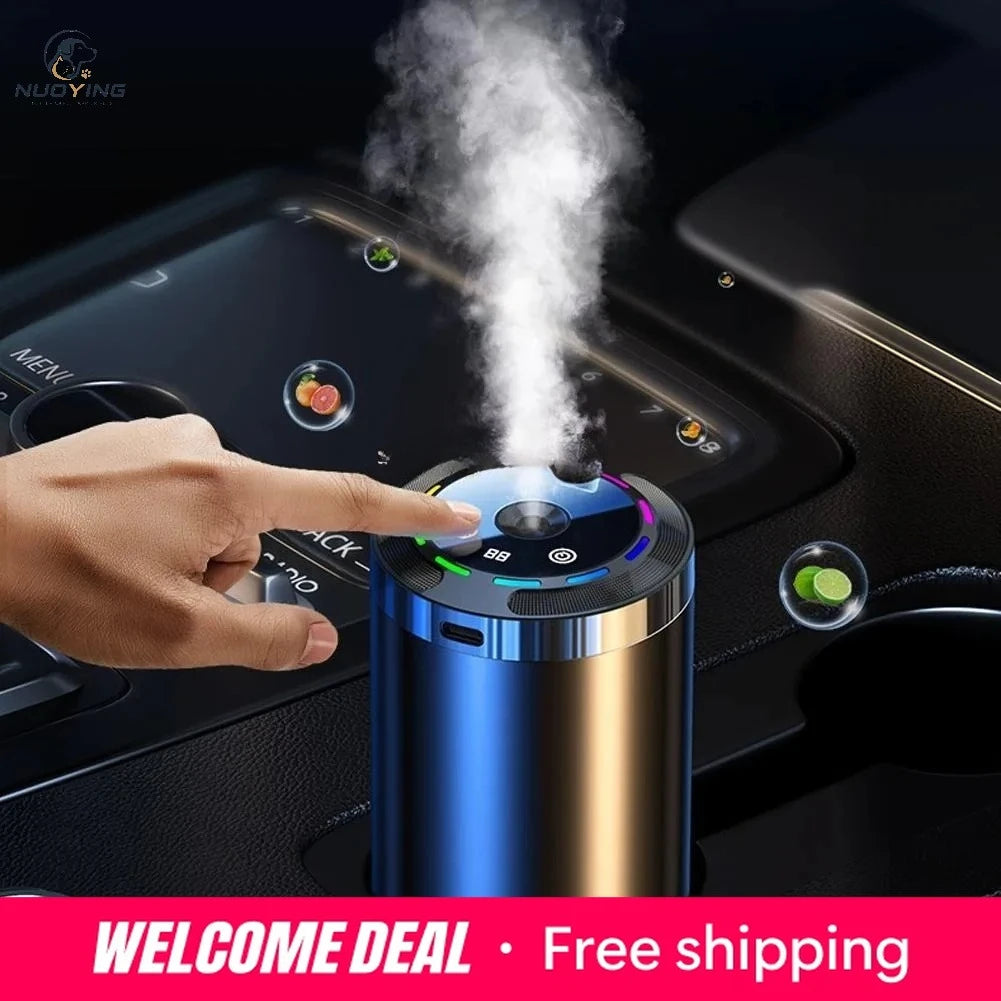 5‑Mode Mist Humidifier & Aromatherapy Diffuser, Multifunctional Air Freshener for Car Interior, Home Bedroom and Office Desktop Use