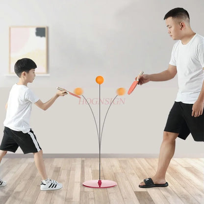 Children's pairs docking training kindergarten indoor table tennis sports toys, racket balls, parent-child interaction