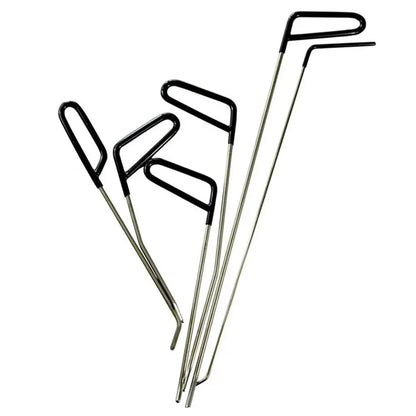 Car Hook Rods Paintless Dent Repair Hail Remover Hooks Rods Kits Auto Body Dents Stainless Steel Hands Tools