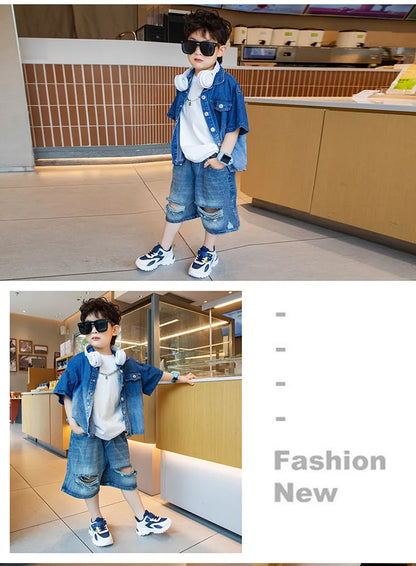Kid Sneakers Sport Shoes for Boys Fashion Leather Children Breathable Mesh Comfort Shoes Casual Walking Outdoor Running Shoes