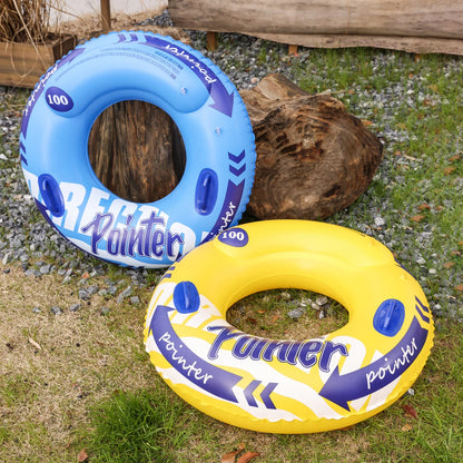 Double Balloon Inflatable Swimming Ring，Beach toys Pool Floaties for Adults,Swim Inner Tube for Pool