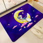 Popular Character D-Diddl Cut Bathroom Mat Non-Slip Laundry Room Mat Laundry Decor Balcony Child Living Room Toilet Rug