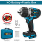 Gisam 2800N.M Brushless Electric Wrench 1/2 Inch Impact Wrench Electirc Screwdriver Drill Compatible with Makita 18V Battery Pin