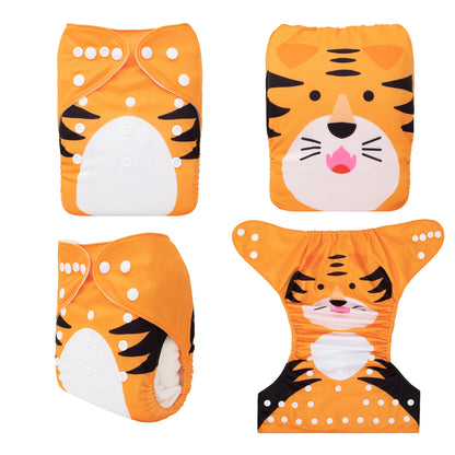 U Pick ALVABABY Digital Position Cloth Diapers Baby Reusable Modern Cloth Nappy for Baby with 1pc Microfiber Insert