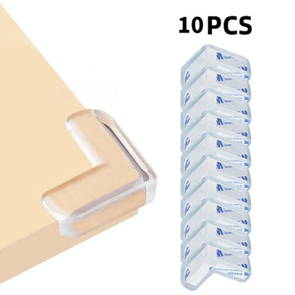 10PCS Transparent Anti Collision Angle PVC Pad Child Safety Corner Guard Baby Collision Proof Protector Christmas gift