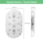 Motion Sensor Led Light 650mAH USB Rechargeable Automatic Induction Sensing Light Wireless Foot Lamp for Car Trunk Door