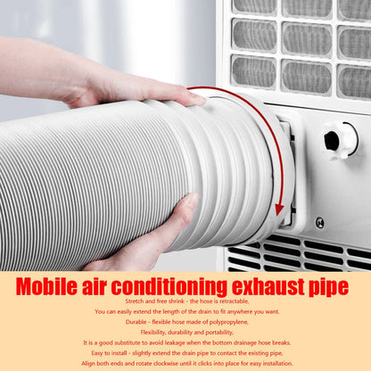 130/150mm Telescopic Air Conditioner Pipe Duct Extension Pipe Easy to Install Universal Exhaust Hose Tube for Air Conditioning