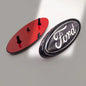 FIAT Abarth ForFord 145MM 4-Pin Car Emblem Hood Front Bonnet Grill Rear Trunk Badge Front Hood Emblem Bonnet Rear Trunk Badge