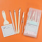 DIY Scrapbooking Tool Kit, DIY Hand Tools Set with Pen, Carving Knife, Tweezers, and Cutting Pad, School Office Crafts Suppliers