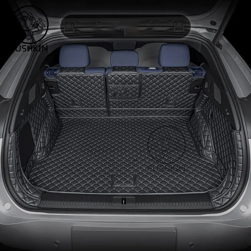 For Xpeng G6 2026 2025 2024 Car Boot Mat Rear Trunk Liner Cargo Protection Leather Trunk Mat Interior Modification Accessories