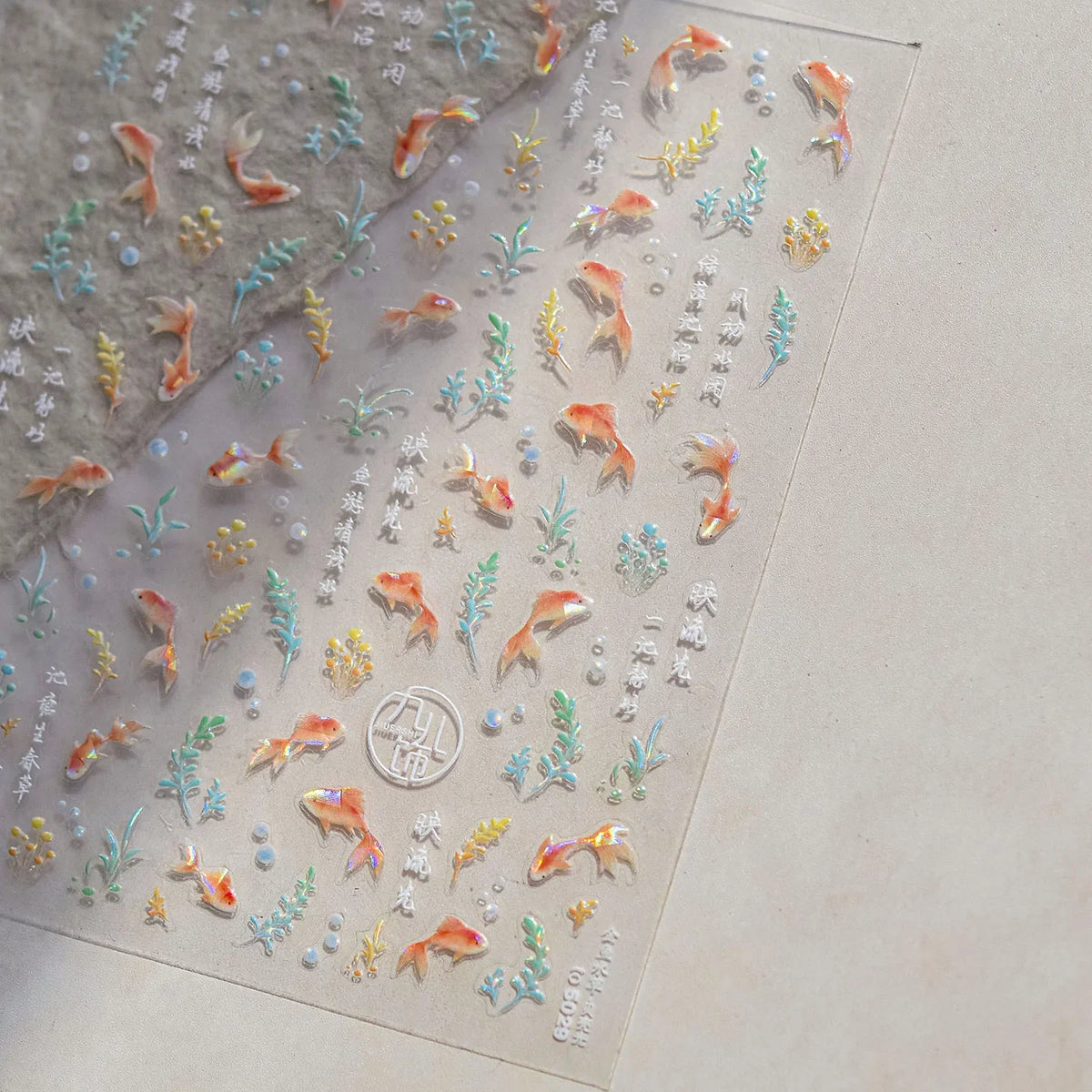 Iridescent Water Bubbles Shiny Stars Colorful 5D Nail Art Stickers Dreamy Water Drop Self Adhesive Decorations Manicure Decals