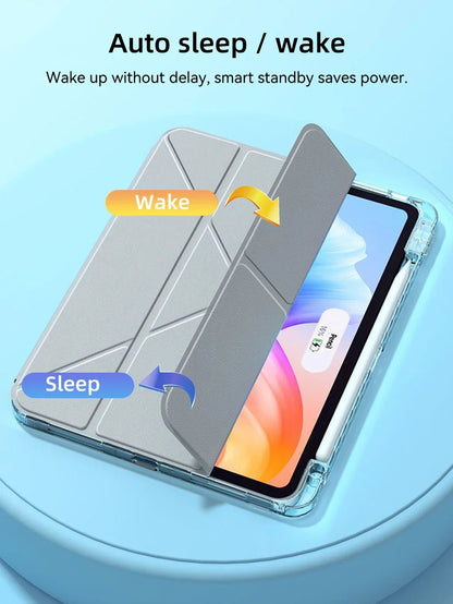 Clear Case For iPad Pro 11 iPad 10.2 7th 8th 9th 10th Gen Cover iPad Air 6 5 4 3 10.2 10.9 13 12.9 M2 M4 Mini 6 7 8.3 Clear Case