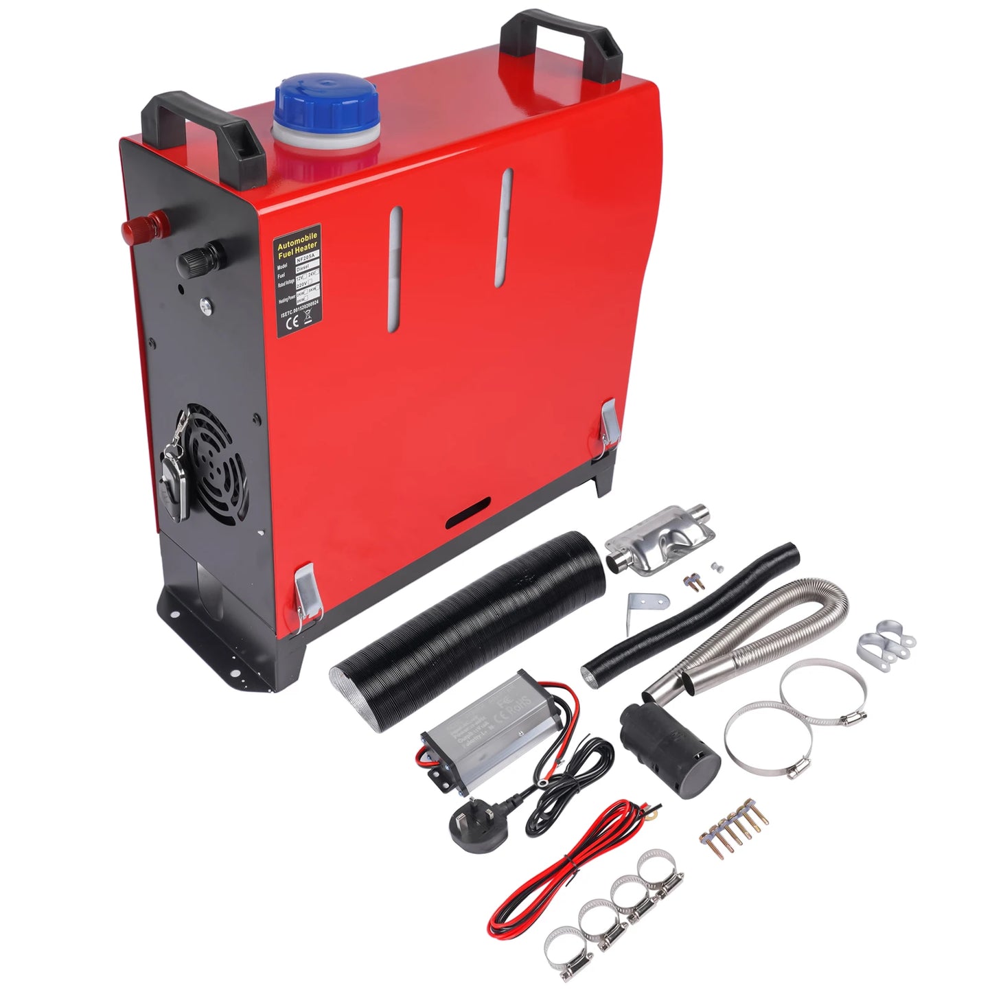 AP03 8KW Diesel Air Heater Diesel Heater Auxiliary Heater 12V/24V DC, with 220V AC converter