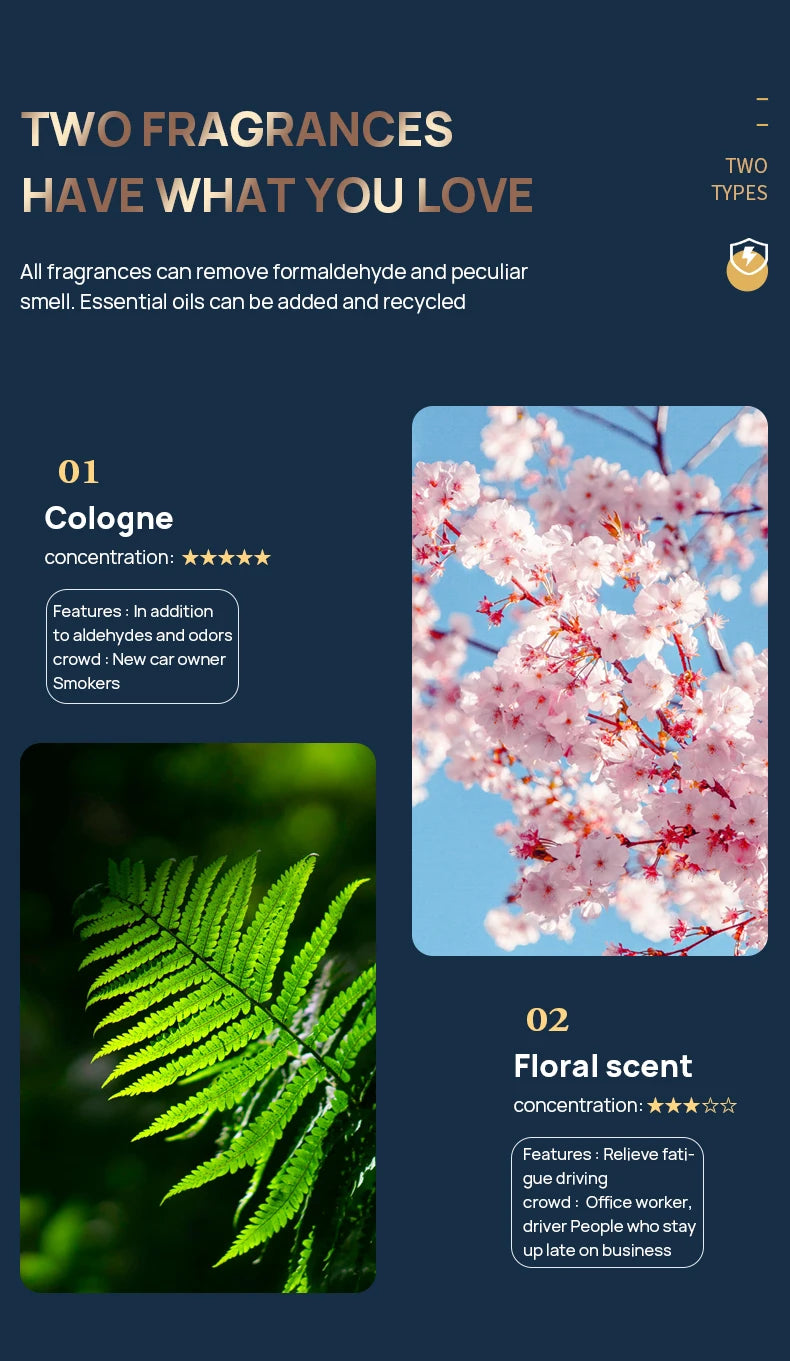 Auto Electric Aroma Diffuser Essential Oil Car Air Freshener Auto Perfume Aromatherapy Ions Formaldehyde Air Cleaner Flavoring