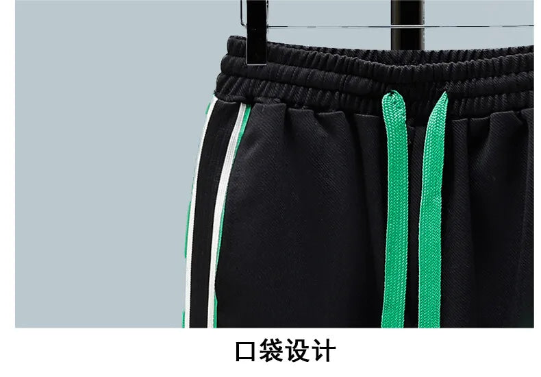 High Quality Running 2 Piece Set Hooded Jacket+Sweatpants Cardigan Long Sleeve Casual Tracksuit Men Sport Brand Clothing Suit