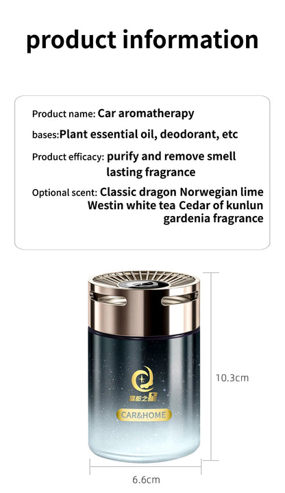Hot Selling New Car Air Freshener Car Solid Fragrance Diffuser Long lasting Car Inside light fragrance Gifts