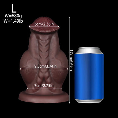 S-XXXL Thick Dildos Silicone Anal Plug Horse Knot Big Buttplug BDSM Sex Toys for Women Men Anal Dilation Plug with Suction Cup